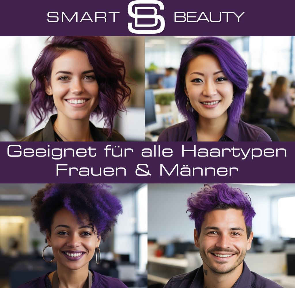 Smart Beauty Amethyst Lila permanentes Haarfärbemittel mit Produktbild 4
