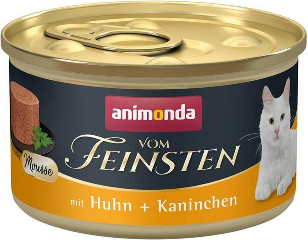 Animonda Vom Feinsten Cat Adult Mousse Huhn + Kaninchen Produktbild 