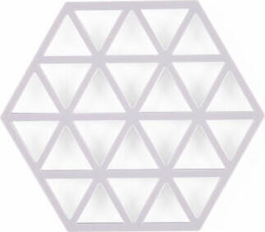 Zone Denmark Untersetzer Triangles, Glasuntersetzer, Getränkeuntersetzer, Silikon, Lilac, 24362