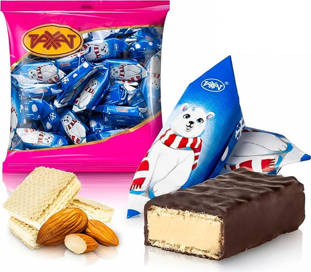 Pralinen - Umka, mit Mandeln und Waffeln, 1 kg