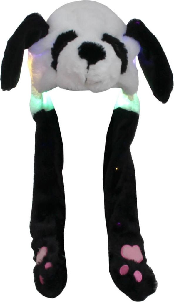 Wackelohr Mütze mit LED und beweglichen Ohren - aus Plüsch, Produktbild 