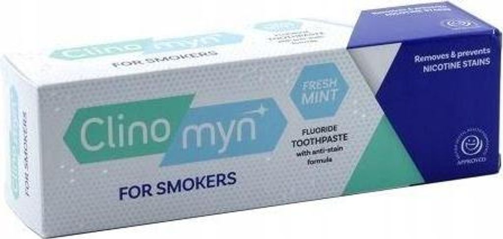 Clinomyn | Dentifrice Clinomyn Smokers - 75 ml - Élimine Image du produit 
