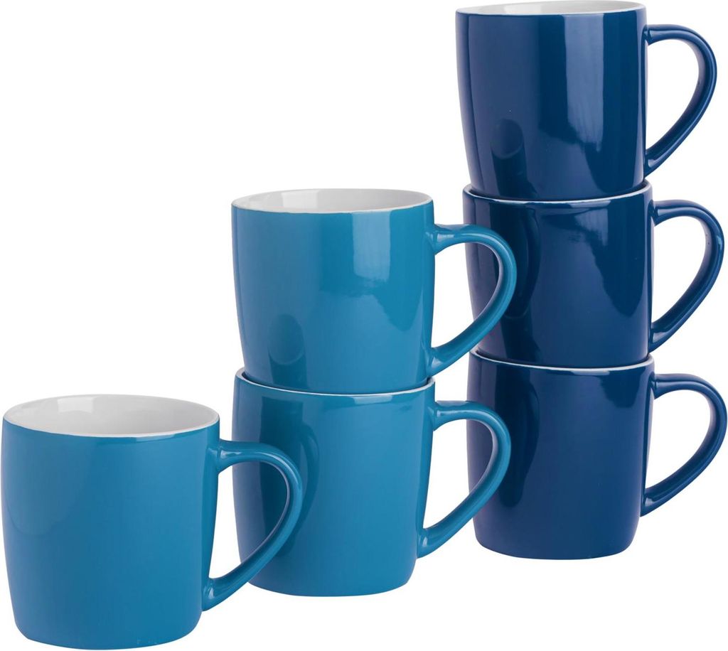 Argon Ta Farbige Kaffeetassen – 350 ml – Blau/Marineblau – Produktbild 
