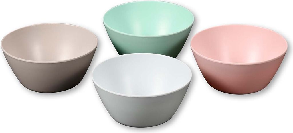 KESPER Set di 4 fruttiere e insalatiere, melamina, diametro Immagine del prodotto 
