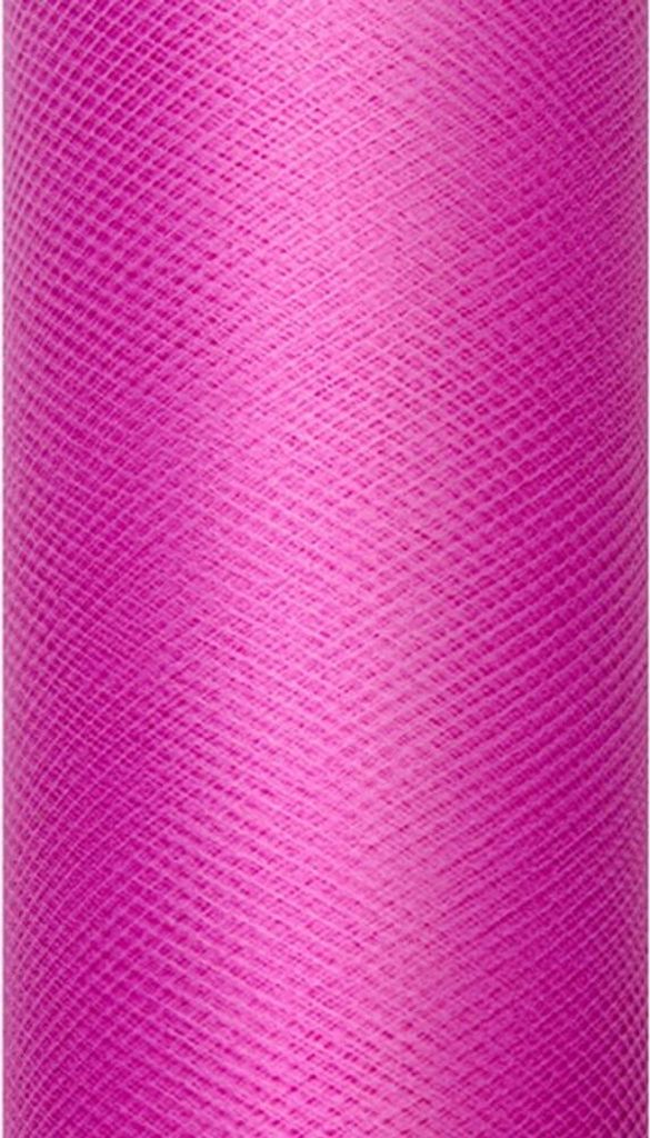 Uni-Tüll, Fuchsia, 15cm x 9m, 1 Stk.