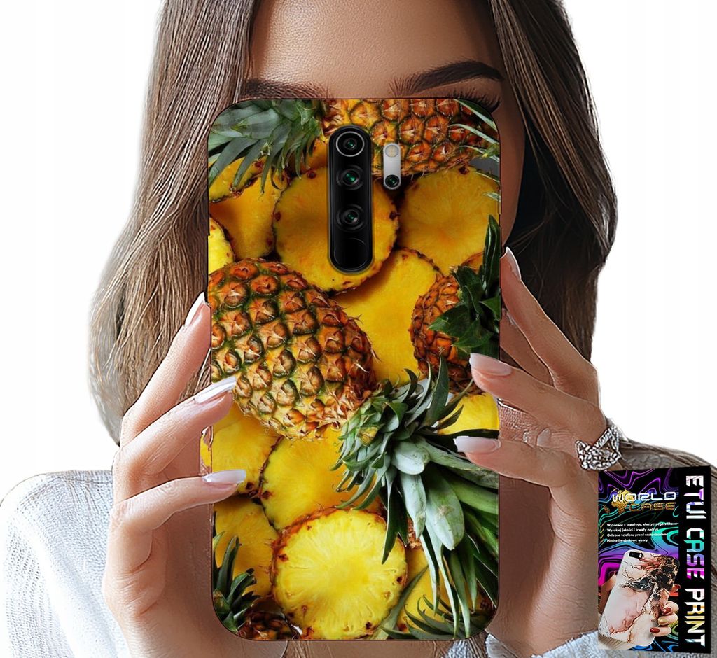 Fall Für Xiaomi Redmi 9 - Ananas Obst Fall Fall + Glas