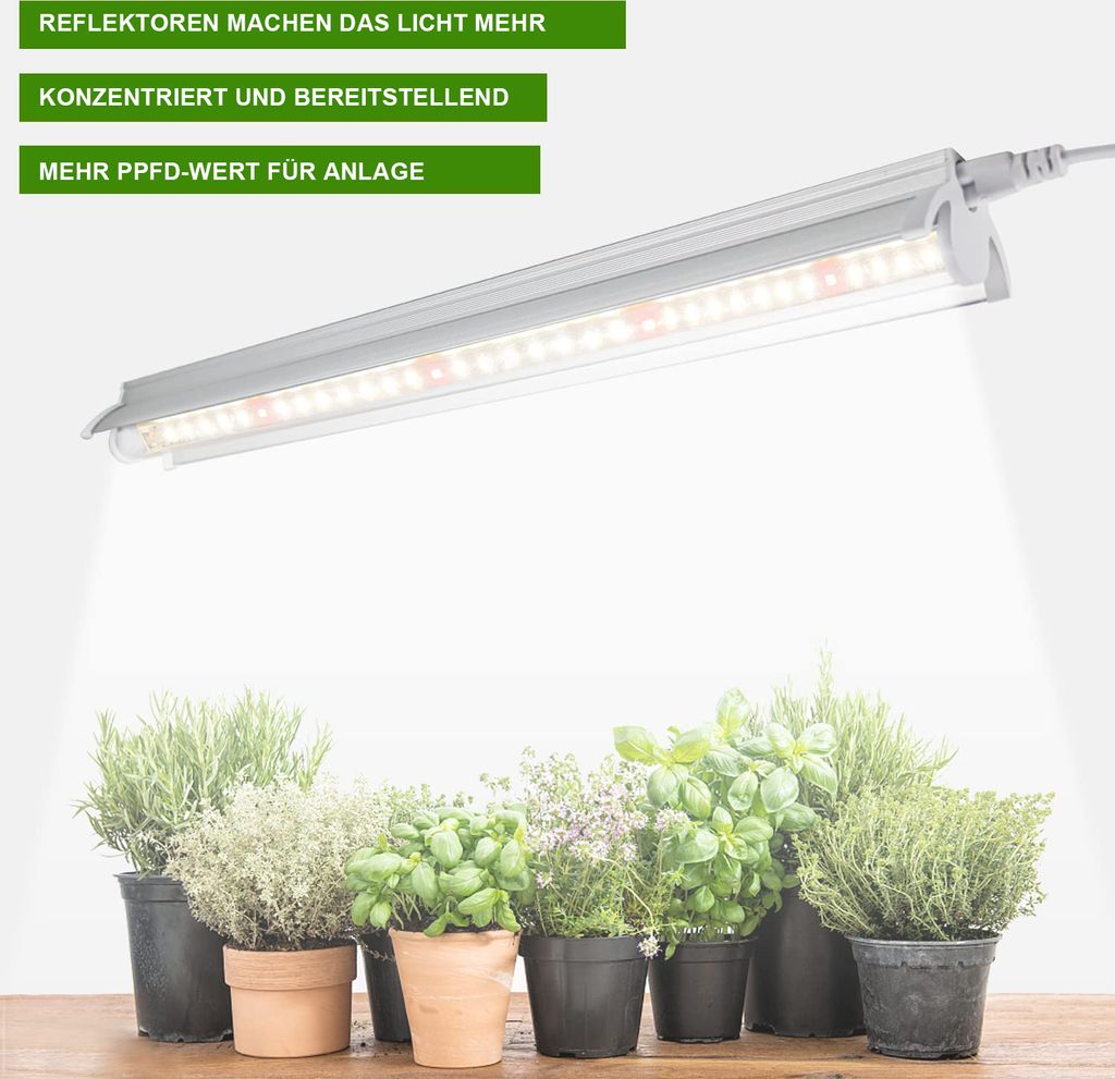 2x T5 LED Pflanzenlampe Vollspektrum Pflanzenlicht Produktbild 8