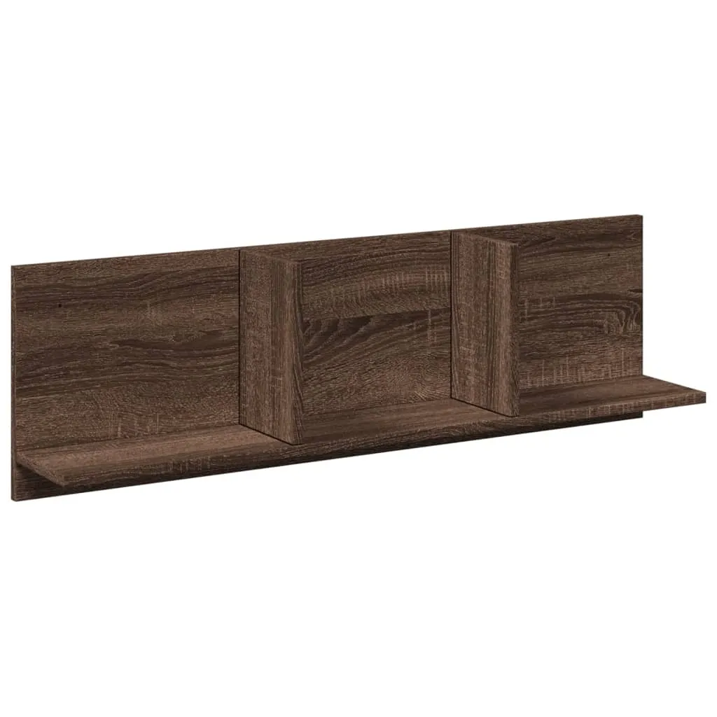 Armadio a Muro 100x16,5x30 cm Rovere Marrone - Mobile Pensile Salvaspazio