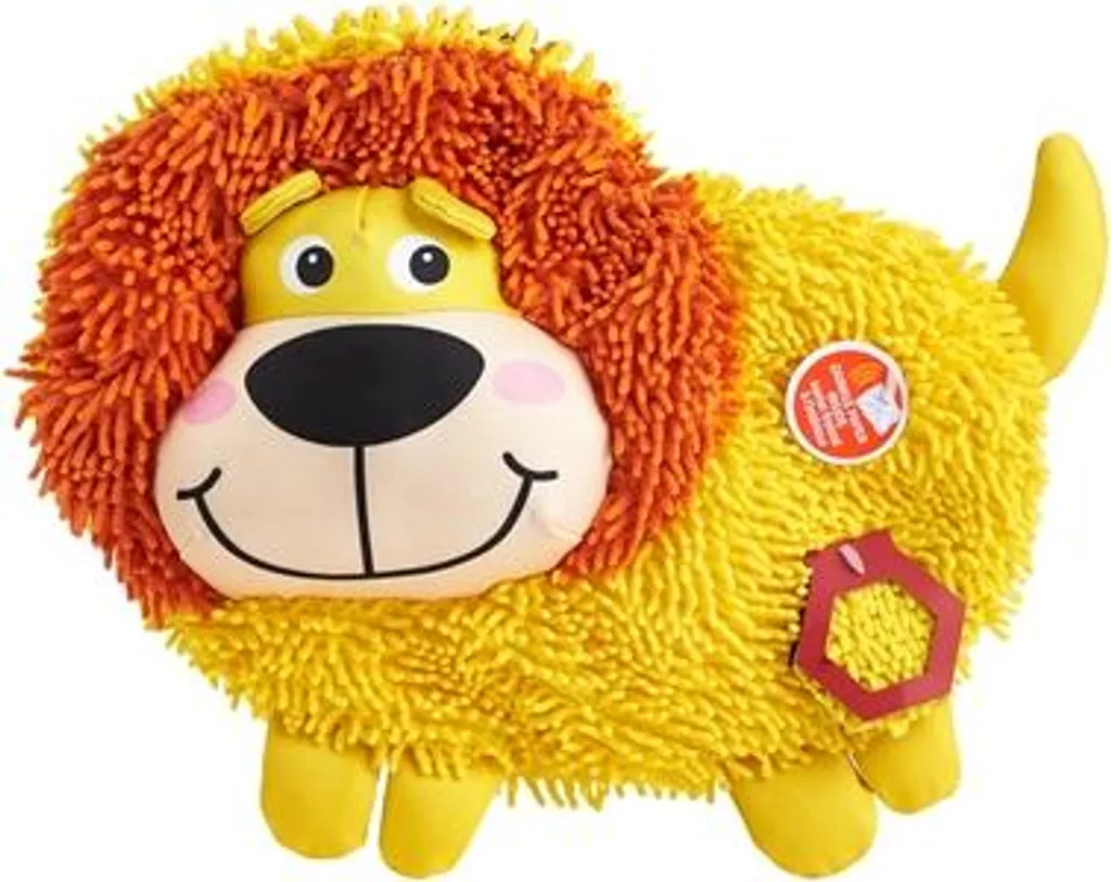 Jouet de dentition lion Fofo pour grand chien sans rembourrage interne