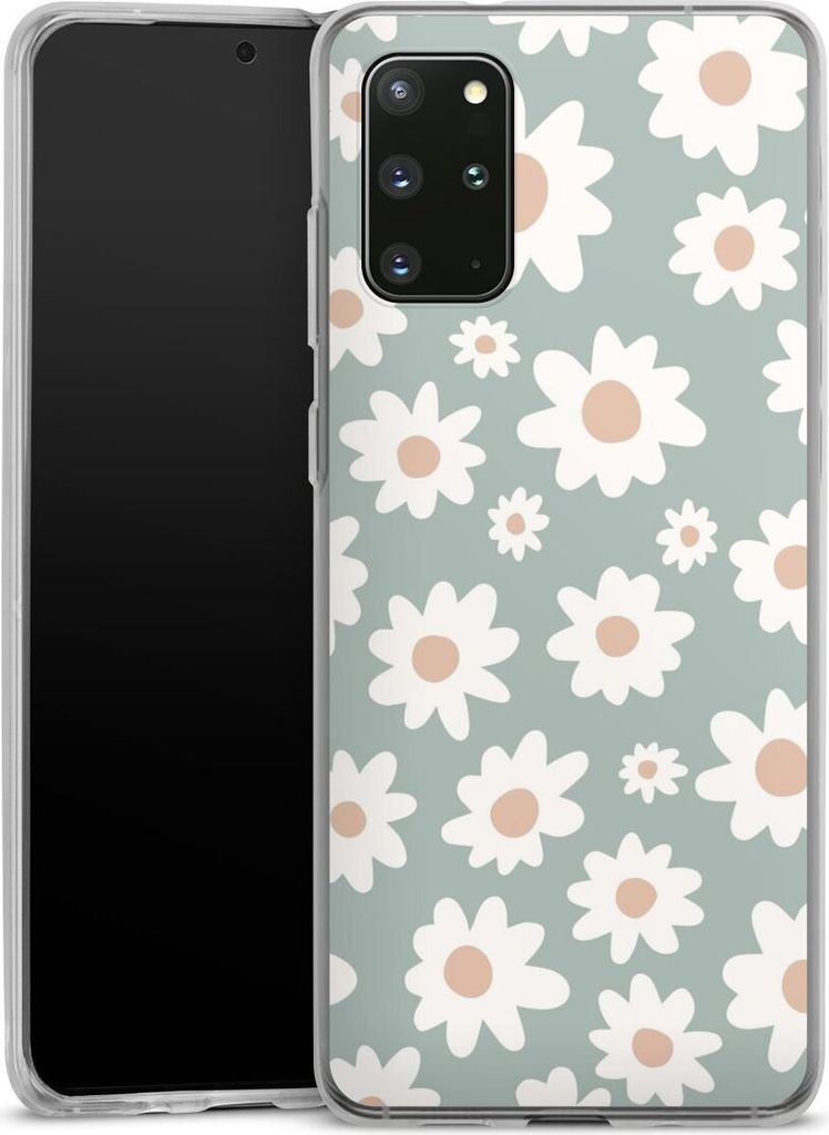 DeinDesign Handyhülle für Samsung Galaxy S20 Plus 5G Silikon Hülle Case Smartphone Schutzhülle Blumen Gänseblume Muster