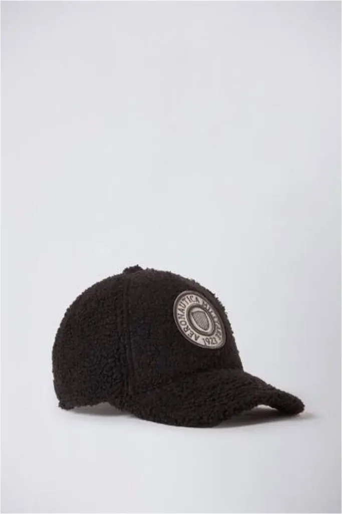 Bonnet en Laine pour Homme Aeronautica Militare Bleu Marine Classique