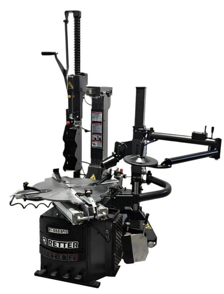 RETTER Profi Reifenmontiermaschine 380V RT-706D Pro mit Booster System und 2 Stufig