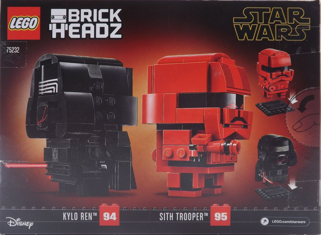 LEGO BrickHeadz Kylo Ren & Syth Trooper (75232) – Star-Wars-Spielzeug