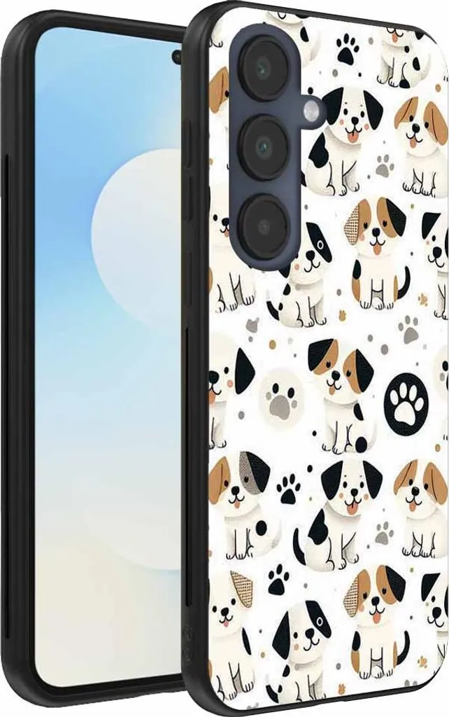 Custodia Samsung S25 FE con Disegno Cane | Cover Morbida Smartphonica