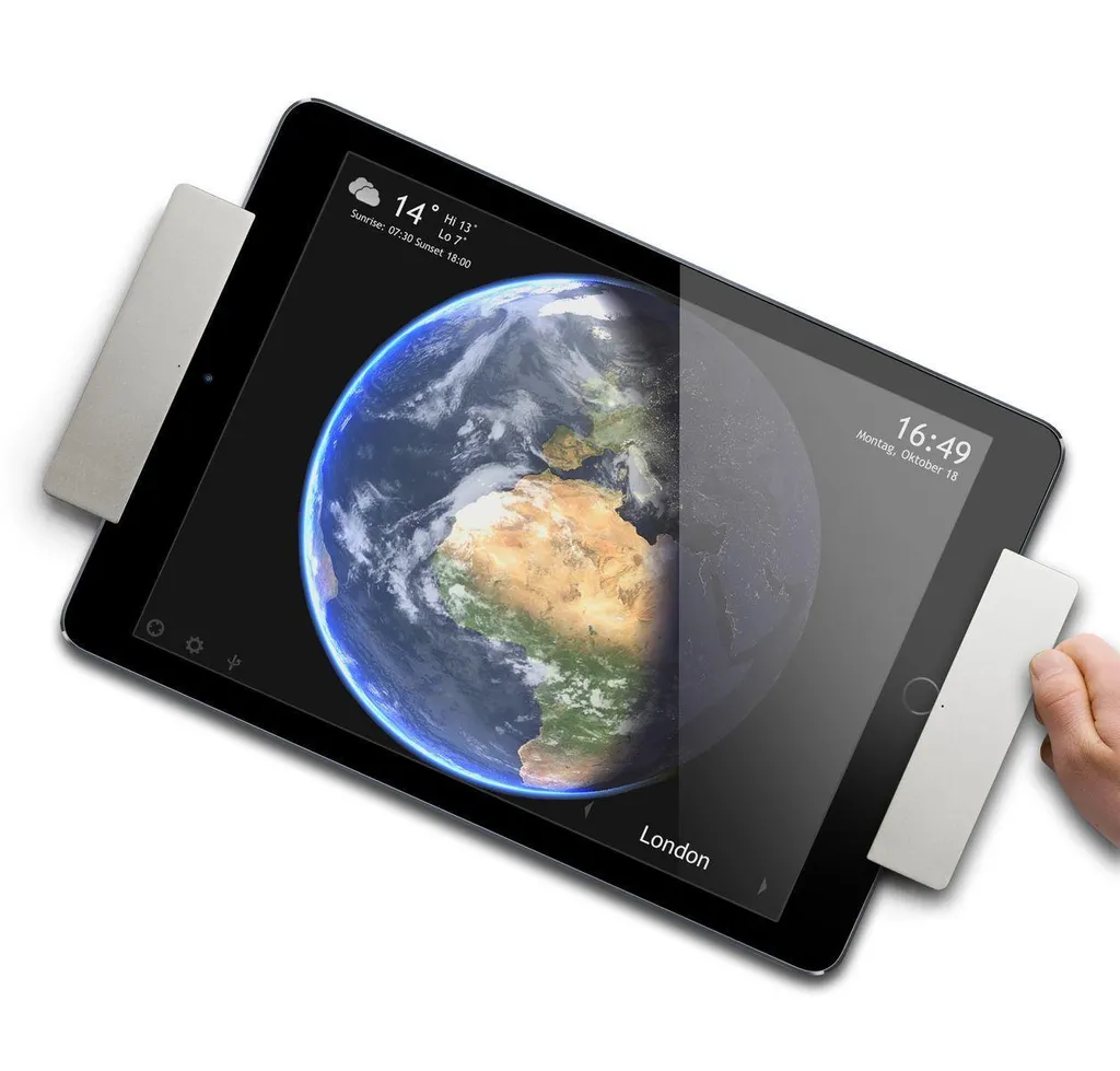 Support Mural iPad Pro 12,9 sDock Pro s22 pour Charge et Sécurité