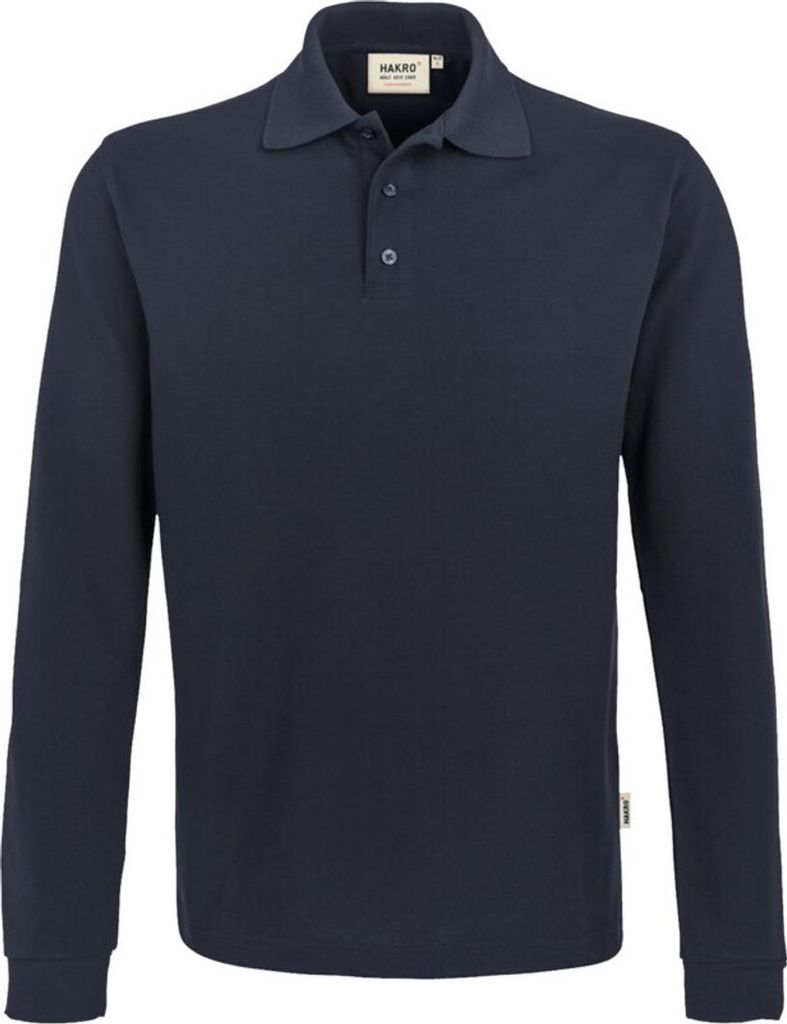 HAKRO Longsleeve-Poloshirt Mikralinar 815, tinte, 6XL