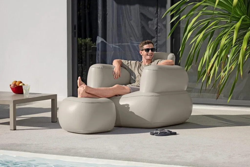 Bestway 75137 Fauteuil Gonflable Lumineux avec LED Multicolore Intégrée - 2