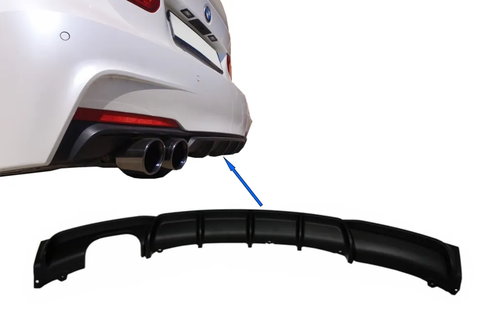 Jupe de Pare-chocs pour BMW F30 F31 Look Sport M-Perf Sortie à Gauche