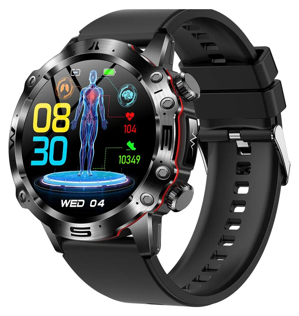 Montre connectée ET482 écran AMOLED : fini les pannes de batterie