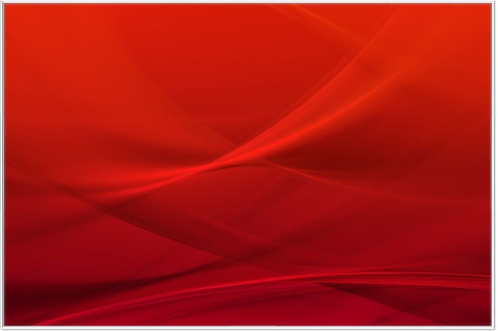 Wallario Wandbild Abstrakte rotes Muster - roter Stoff, Größe: 61 x 91,50 cm, Poster mit weißem Aluminiumrahmen
