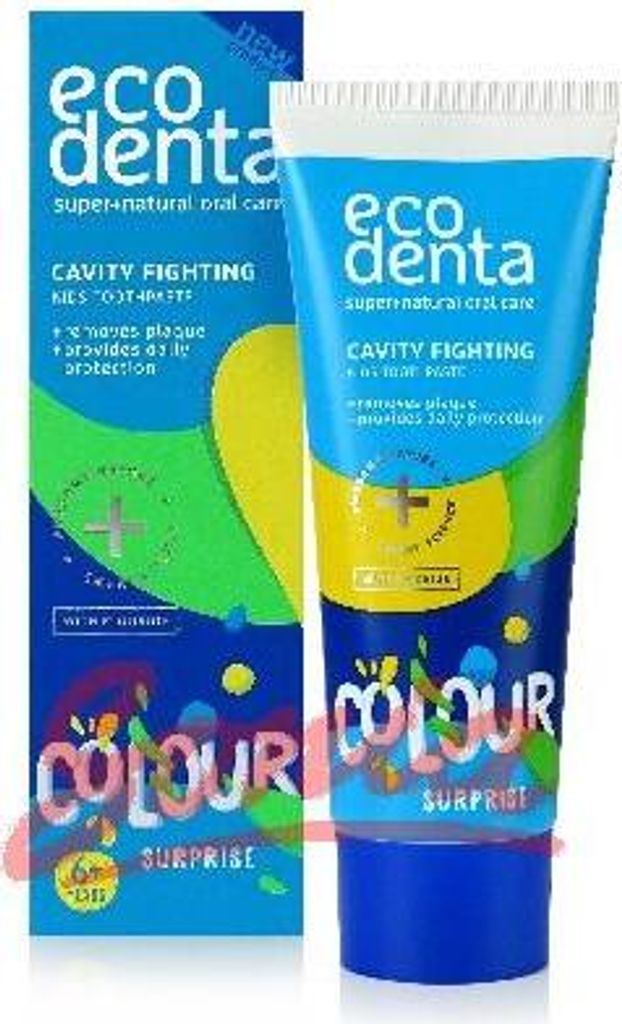 Ecodenta Kids Toothpaste Cavity Fighting Natural Children's Toothpaste Melon Flavour 75ml