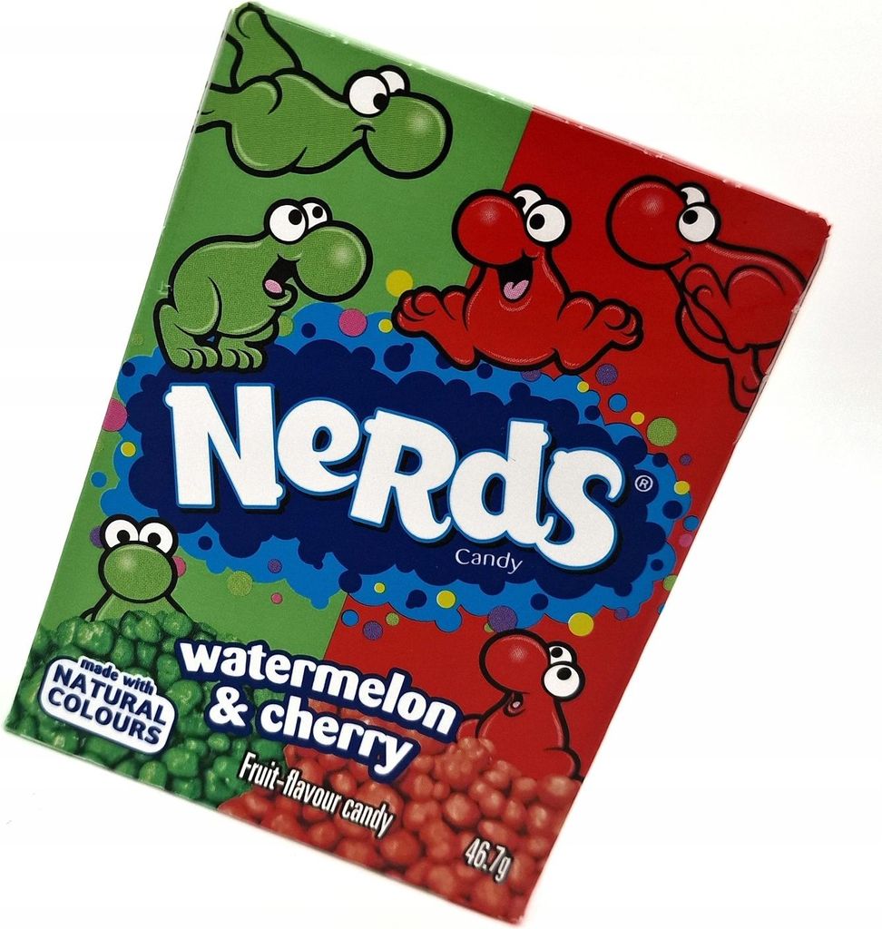Nerds Watermelon & Cherry 46,7g Produktbild 