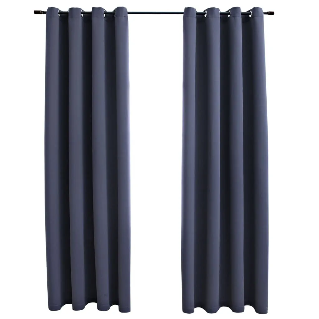 Tende vidaXL Antracite 140x175cm: Il Trucco per una Casa Top