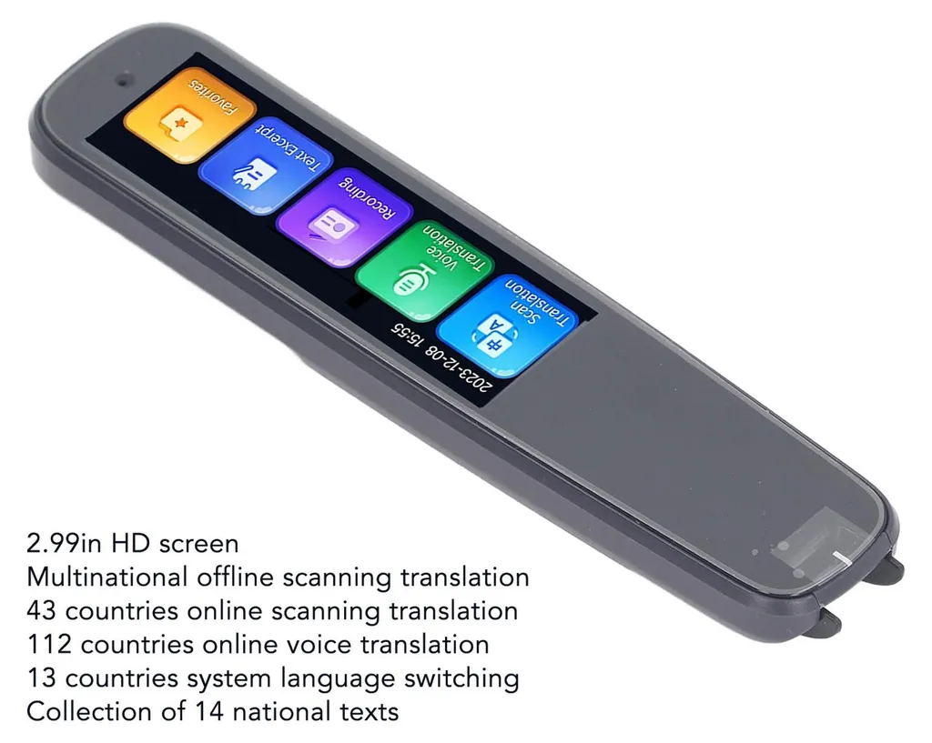 Appareil de traduction numérique intelligent et scanner de texte OCR - 19