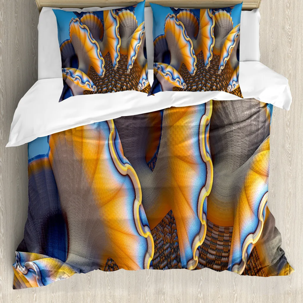 Parure de lit nautique 200x200 cm en microfibre douce et anti-acariens