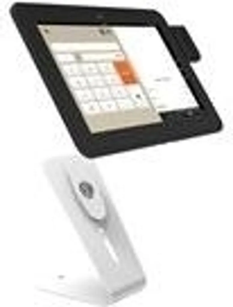 Support Borne Interactive pour Tablette Apple et Samsung - Blanc de Sécurité - 4