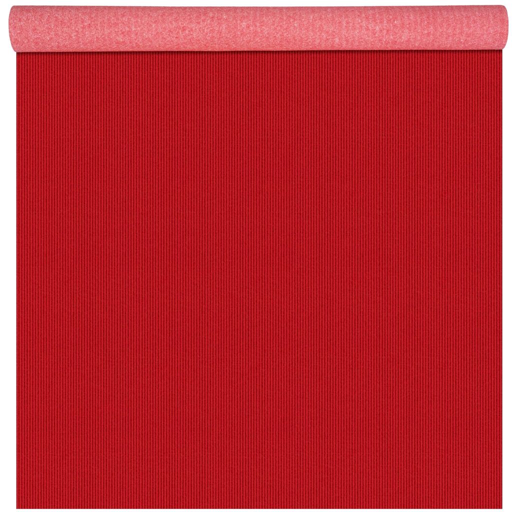 Teppich 133x300cm YULA Messeteppich Meterware Eventteppich Rips zuschneidbar Bfl-S1 Rot