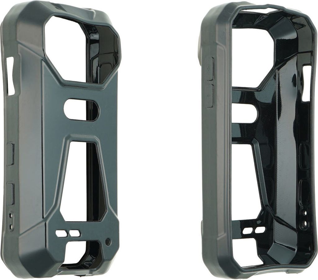 caseroxx Schutz-Hülle TPU-Hülle kompatibel mit Unihertz Tank Mini, Gummi Handy Tasche schwarz