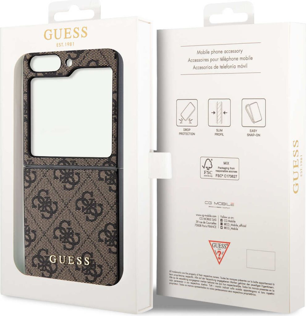 Guess 4G Charms Back Cover do Samsung Galaxy Z Flip 5 Zdjęcie produktu 9