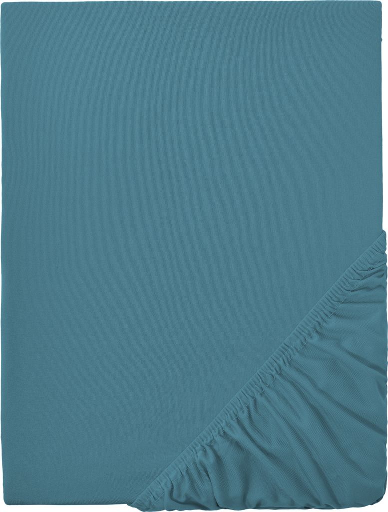 Mikrofaser Spannbettlaken Spannbetttuch in vielen Größen und Farben, 180x200cm Petrol