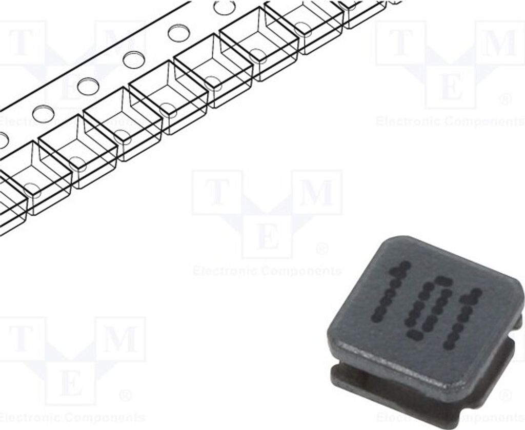10x Drossel: Draht 100uH 20% 2,92Ω 250mA SMD 3x3x1,5mm WLPN303015M101PB SMD-Leist