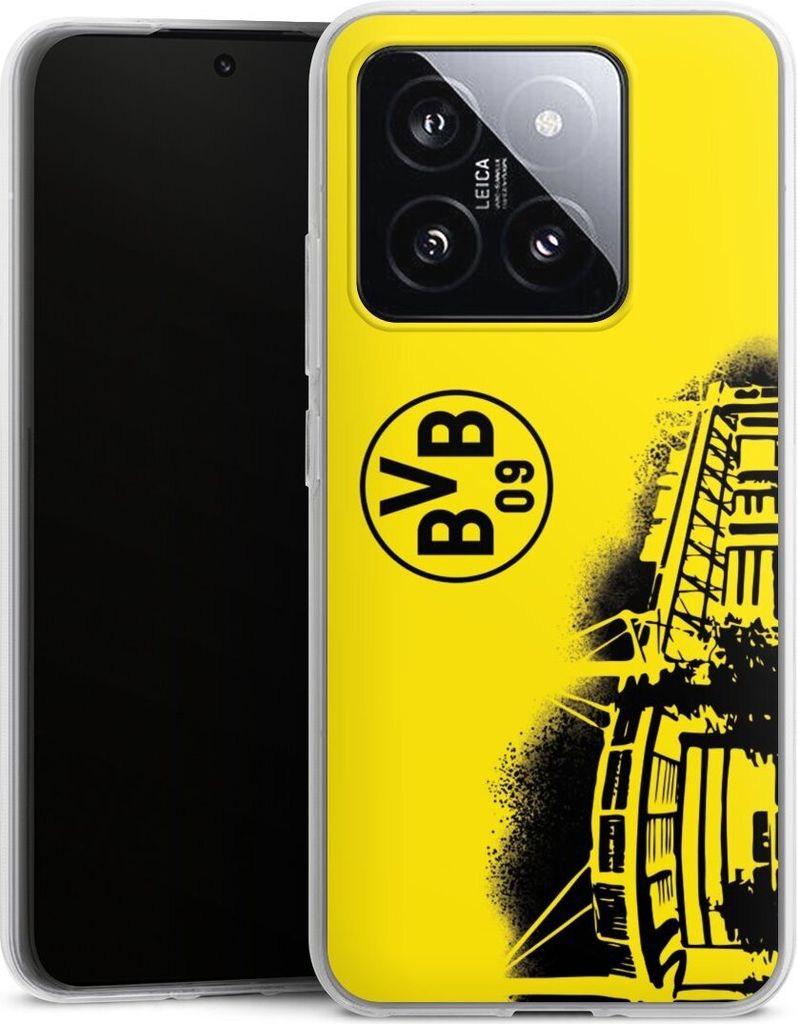 DeinDesign Handyhülle für Xiaomi 14 Silikon Hülle Case Smartphone Schutzhülle BVB Borussia Dortmund Stadion