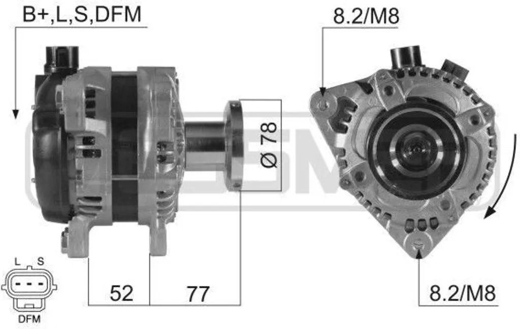 Alternateur 12V Fiable pour Focus II et C-Max - Haute Capacité 210431A