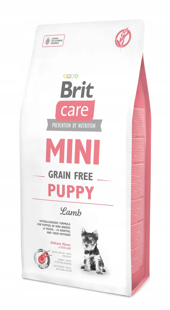 Fini les allergies : BRIT Care Mini Agneau sans céréales Chiot 7 kg