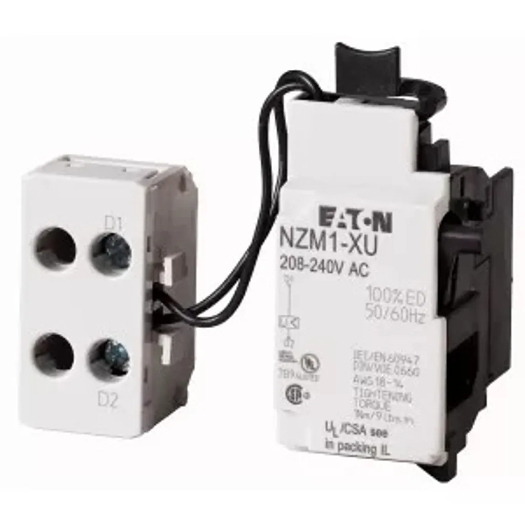 Déclencheur à manque de tension Eaton NZM1 259452 avec couvercle latéral