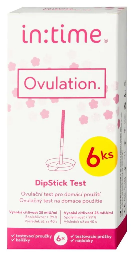 Test d'ovulation pour planifier une grossesse DipStick boîte de 6