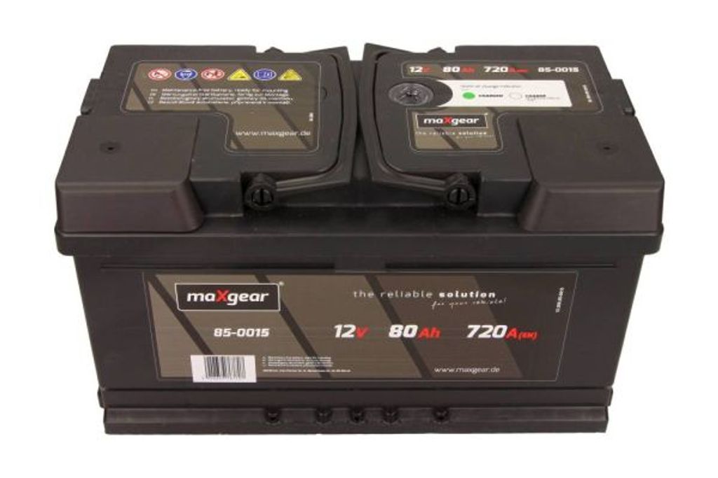 MAXGEAR Starterbatterie 12V 80Ah 700A/EN LB4 Batterie