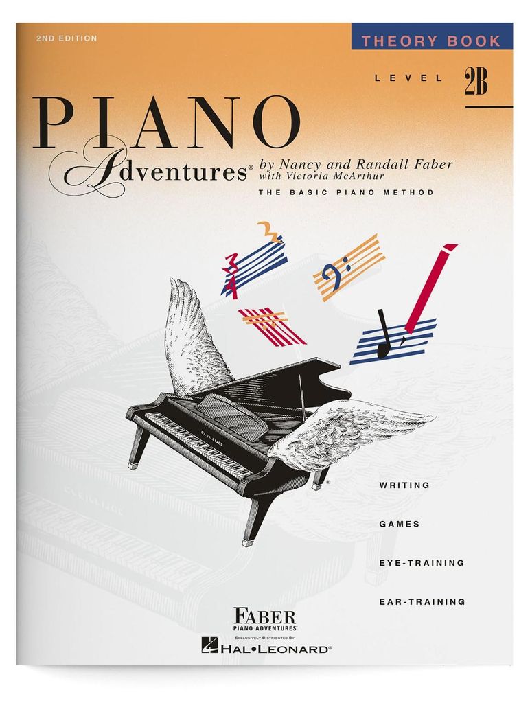 Piano Adventures Theory Book: Level 2B -2nd Edition-: Noten für Klavier: A Basic Piano Method