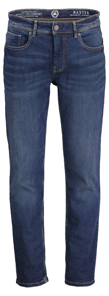 LERROS Baxter Relaxed Fit Jeans – Bequemer Stretch 5-Pocket Denim , Farbe: MID BLUE USED WASH , Größe: W31_L34