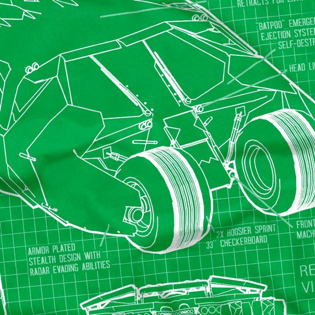 style3 Tumbler Herren T-Shirt blaupause gotham, Größe:5XL, Farbe:Schwarz