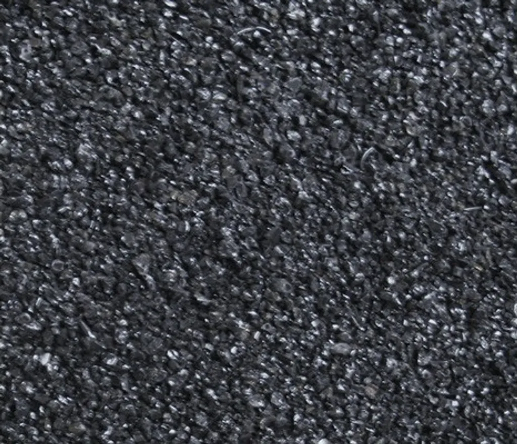 Gravier décoratif noir brillant 1-3 mm pour jardin et aquarium - 15 kg