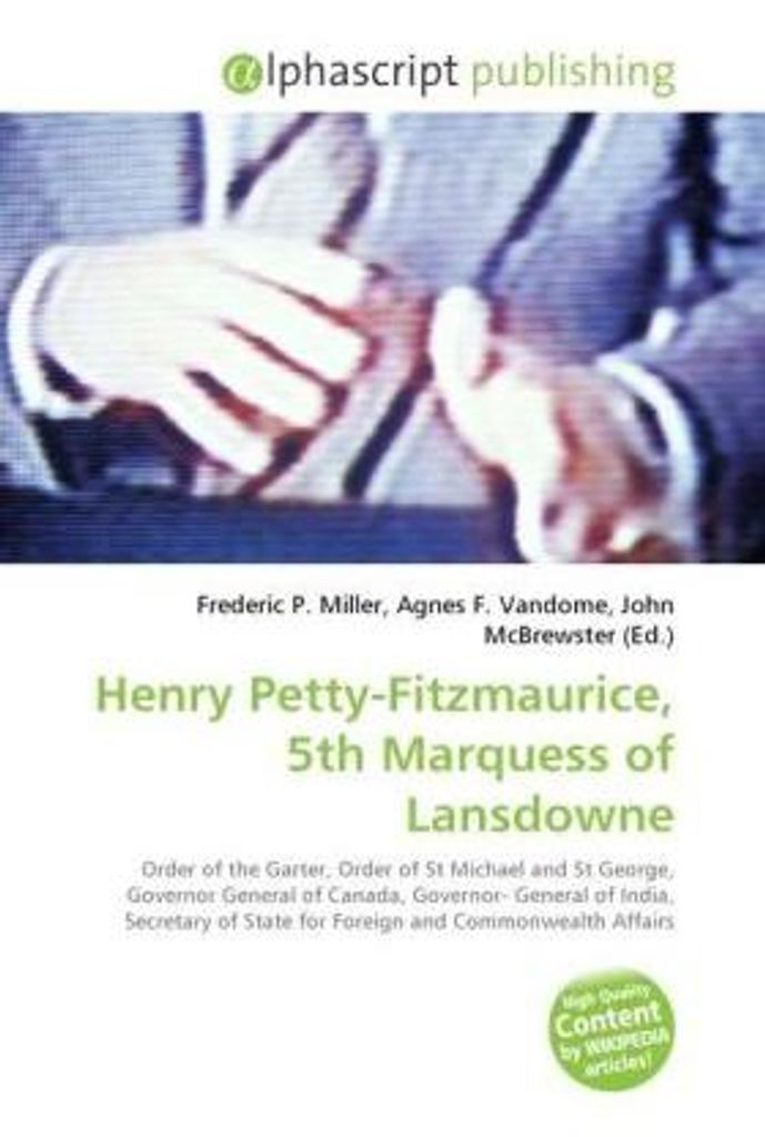 Henry Petty-Fitzmaurice, 5th Marquess of Lansdowne