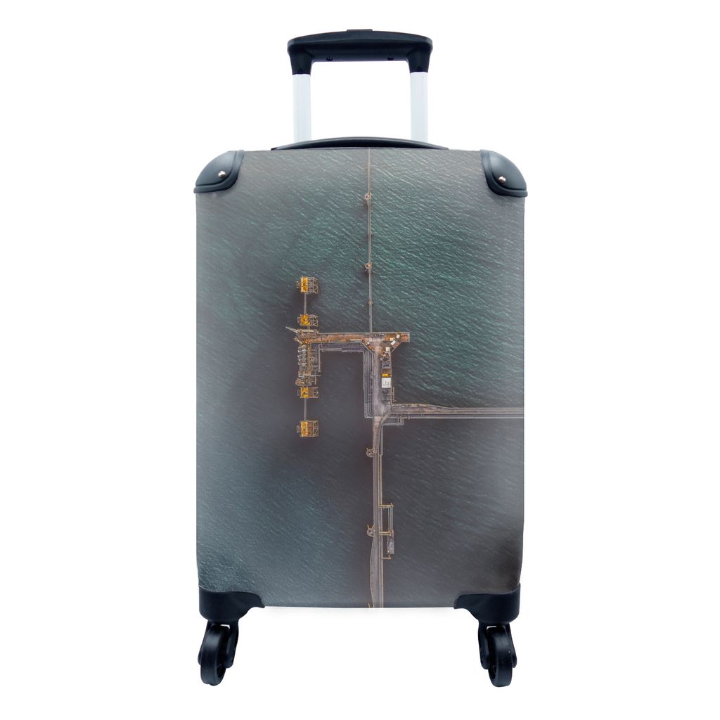 MuchoWow® Koffer Handgepäck Trolley Rollkoffer Kleine Produktbild 