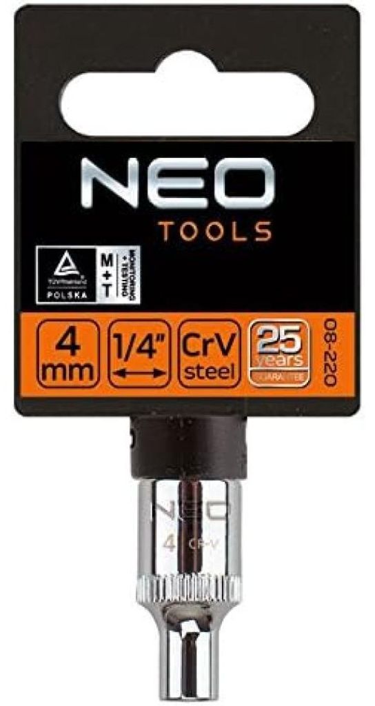 NEO TOOLS Presa esagonale 1/4", 10 mm, superlock Immagine del prodotto 