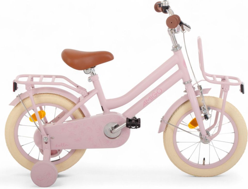 AMIGO Kinderfahrräder Mädchen Bella 14 Zoll Mädchen Produktbild 