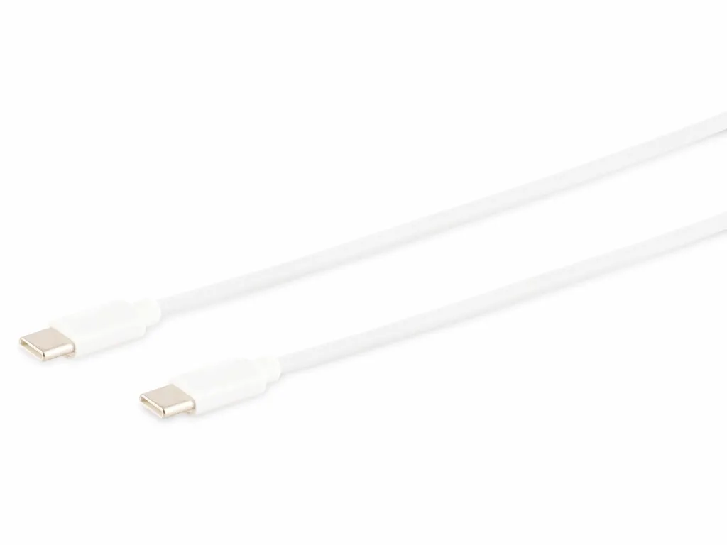 cavo di ricarica e sincronizzazione USB da 1 m, da spina USB C a spina USB-C bianco
